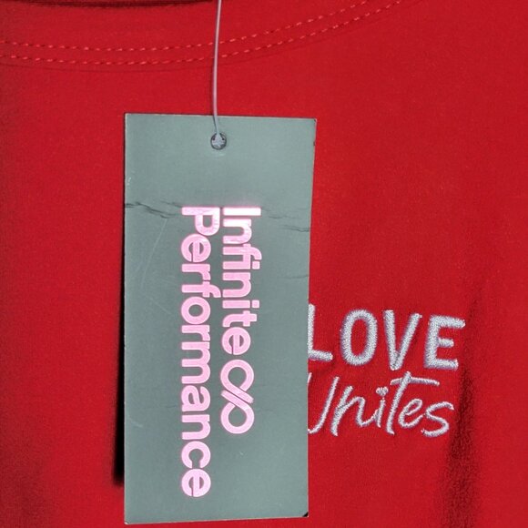 Infinite Performance Red Long Sleeve "Love Unites" Shirt (Youth Large) - Picture 3 of 9